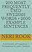 200 Most Frequently Used Swedish Words + 2000 Example Sentences: A Dictionary of Frequency + Phrasebook to Learn Swedish