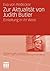 Zur Aktualität von Judith Butler. Einleitung in ihr Werk by Eva von Redecker