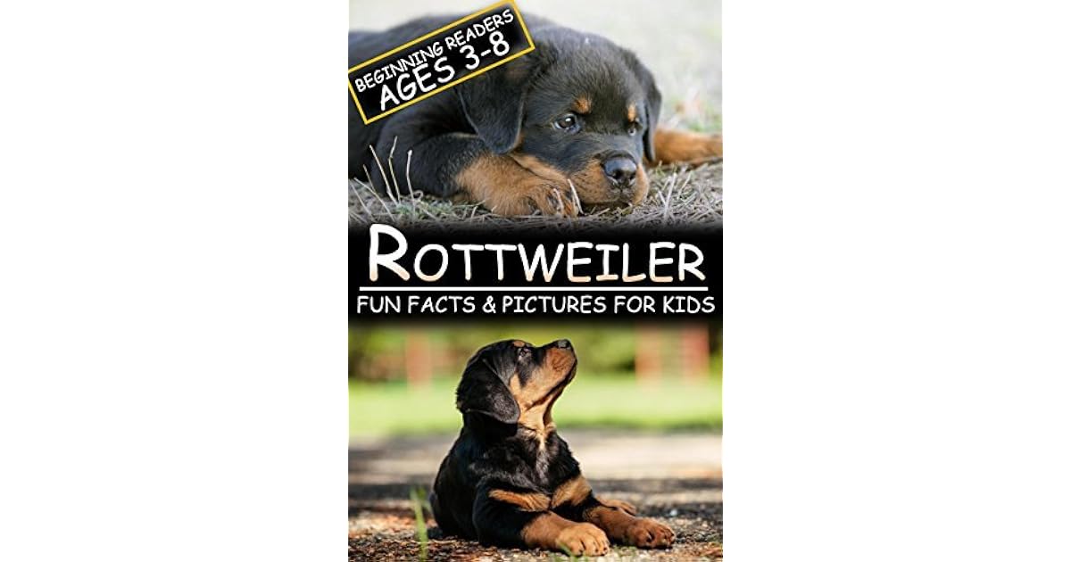 Rottweiler: Fun Facts & Pictures For Kids, Beginning Readers Ages 3-8 ...