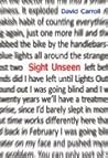 Sight Unseen