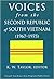 Voices from the Second Republic of South Vietnam by Keith Weller Taylor