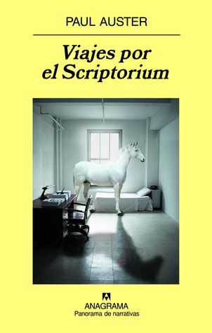 Portada de Viajes por el Scriptorium, de Paul Auster