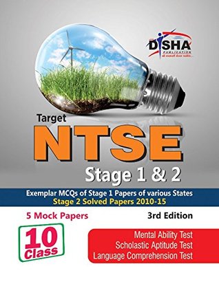 Target NTSE Class 10 Stage 1 & 2 - Solved Papers + 5 Mock Tests (MAT + LCT + SAT) (Old Edition)
