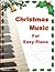 Christmas Music for Easy Piano by Robert   Anthony