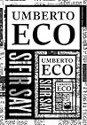 Sıfır Sayı by Umberto Eco