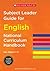Subject Leader Guide for English - Key Stage 1-3 (National Curriculum Handbook)