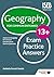 Geography for Common Entrance 13+ Exam Practice Answers (for the June 2022 exams)