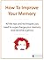 How To Improve Your Memory In 14 Days by Genius Learning Guides