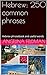 Hebrew: 250 common phrases: Hebrew phrasebook and useful words
