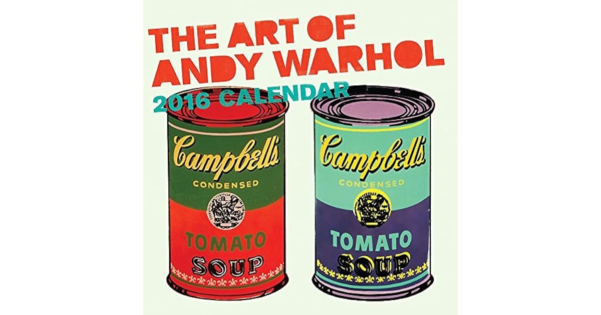 Art Of Andy Warhol 2016 Wall Calendar (9781419709746)