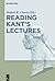 Reading Kant's Lectures