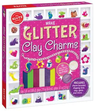 Make Glitter Clay Charms (Paperback)