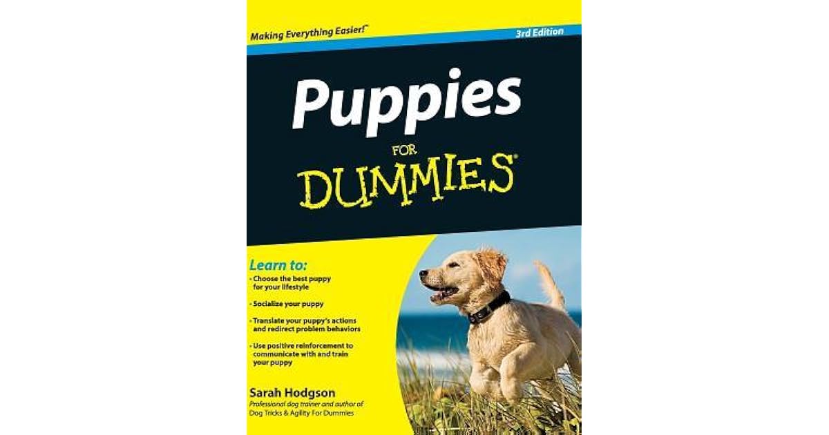 Puppies for Dummies by Sarah Hodgson