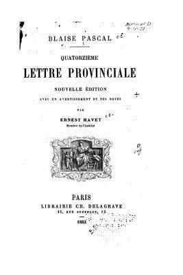Quatorzi�me Lettre Provinciale