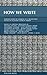 How We Write by Suzanne Conklin Akbari