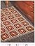 #0396 GRANNY BLOCK RUG VINT...