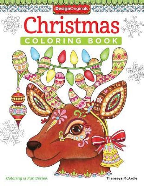 Christmas Coloring Book (Coloring is Fun) (Design Originals) 32 Fun & Playful Holiday Art Activities from Thaneeya McArdle on High-Quality, Extra-Thick Perforated Pages that Resist Bleed-Through