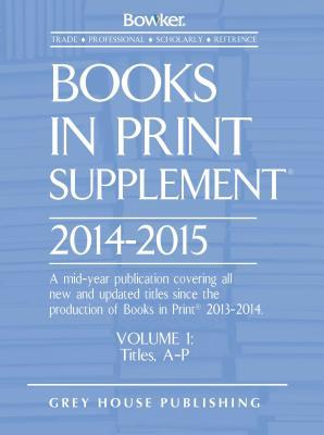 Books in Print Supplement 2014-2015