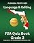Florida Test Prep Language & Editing Fsa Quiz Book, Grade 3 by Test Master Press Florida
