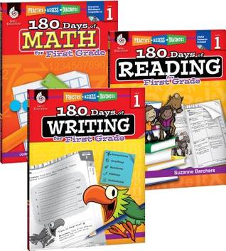 180 Days™: Includes Reading 2nd Edition, Writing, and Math for 1st Grade Practice Workbook for Classroom and Home, Cool and Fun Practice Created by Teachers