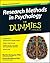 Research Methods in Psychology For Dummies by Martin Dempster Research Methods in Psychology For Dummies by Martin Dempster
