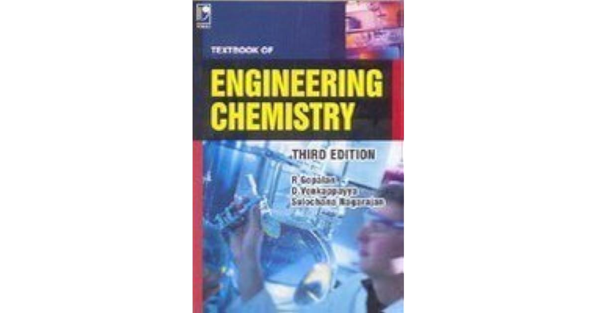 Textbook Of Engineering Chemistry Third Edition by R Gopalan