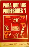 ¿Para qué los profesores?