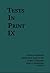Tests in Print IX: An Index to Tests, Test Reviews, and the Literature on Specific Tests (Tests in Print (Buros))