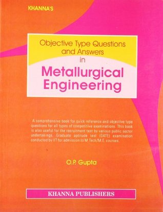 Objective Type Questions & Answers in Metallurgical Engineering