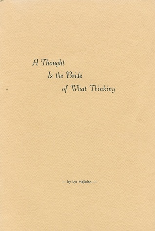 A Thought Is the Bride of What Thinking (Tuumba #1)