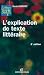 L'explication de texte littéraire (Lettres sup)