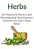 Herbs: 50+ Natural Antibiot...