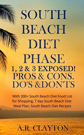 South Beach Diet Phase 1, 2 & 3 EXPOSED! Pros & Cons. Do's & Don'ts.: With 300+ South Beach Diet Food List for Shopping, 7 day South Beach Diet Meal Plan, South Beach Diet Recipes (Kindle Edition)