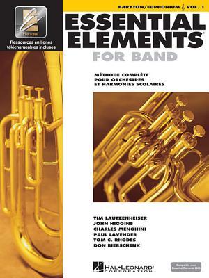 Essential Elements for Band avec EEi, Vol. 1, French Edition - Baritone T.C. & Euphonium Method Book with Online Audio | Concert Band Instruction | French Language Music Method Book
