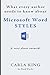 The Author Friendly Guide to Microsoft Word Styles: A very short tutorial