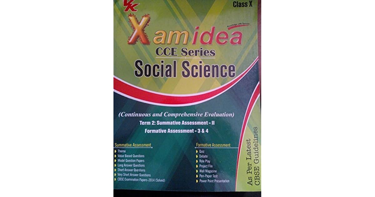 Xam Idea Social Science Term 2 Class 10 By VK Global Publications