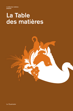 La table des matières