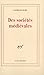 Des sociétés médiévales: Leçon inaugurale au Collège de France prononcée le 4 décembre 1970 (French Edition)
