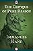 The Critique of Pure Reason by Immanuel Kant