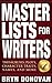 Master Lists for Writers: T...