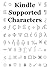 Kindle Supported Characters: All the Characters that will Display on Any Kindle