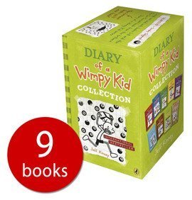 Diary of a Wimpy kid 9 book collection set (Paperback)