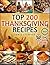 Top 200 Thanksgiving Recipes by Jamie Stewart