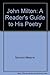 John Milton: A Reader's Guide to His Poetry