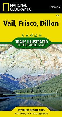 Vail, Frisco, Dillon Map (National Geographic Trails Illustrated Map, 108)