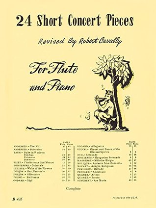 24 Short Concert Pieces: Flute and Piano (2-book set, flute and piano)
