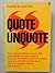Quote unquote