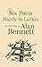 Six Poets: Hardy to Larkin: An Anthology by Alan Bennett
