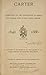 Carter, a genealogy of the descendants of Samuel and Thomas, sons of Rev. Samuel Carter : 1640-1886