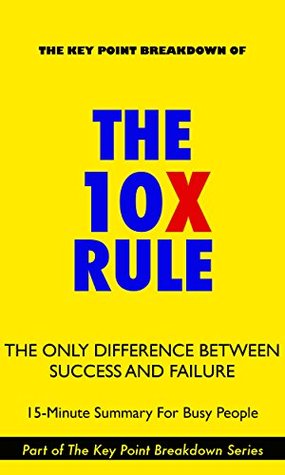 The 10X Rule: The Only Difference Between Success and Failure by Grant Cardone | Summary & Analysis (Kindle Edition)